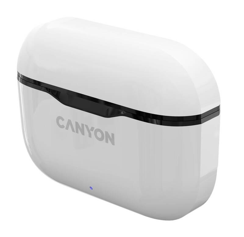 Sluchátka Canyon TWS-3 bílá