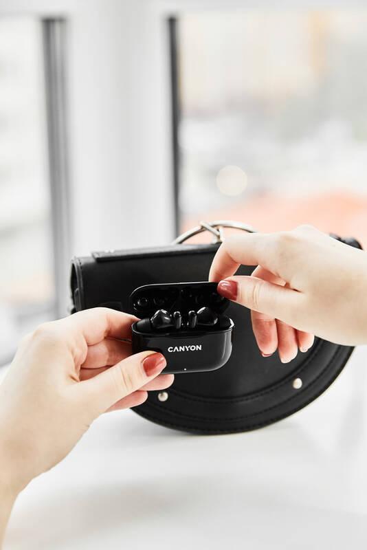 Sluchátka Canyon TWS-3 černá