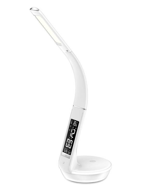 Stolní LED lampička IMMAX Cobra s bezdrátovým nabíjením Qi, 5W bílá