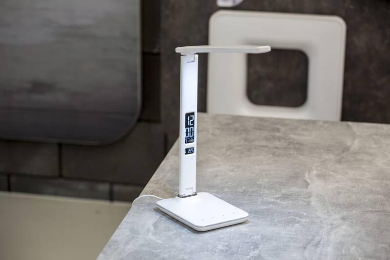 Stolní LED lampička IMMAX Kingfisher 9W bílá