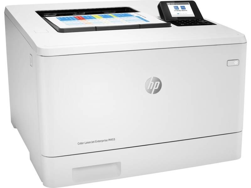 Tiskárna laserová HP Color LaserJet Enterprise M455dn bílý
