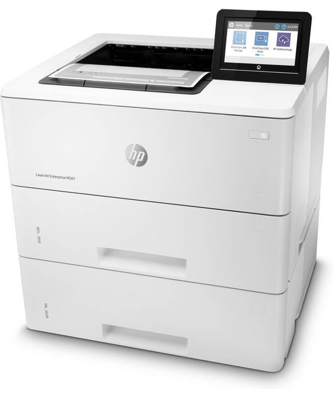 Tiskárna laserová HP LaserJet Enterprise M507x bílý