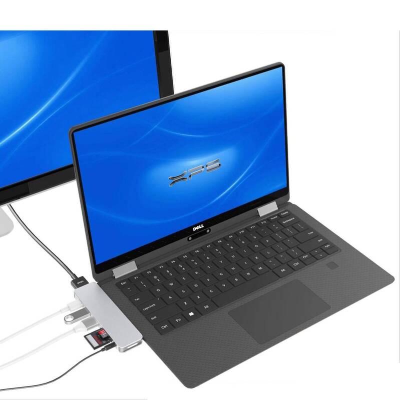 USB Hub HyperDrive SOLO USB-C Hub pro MacBook a ostatní USB-C zařízení stříbrný