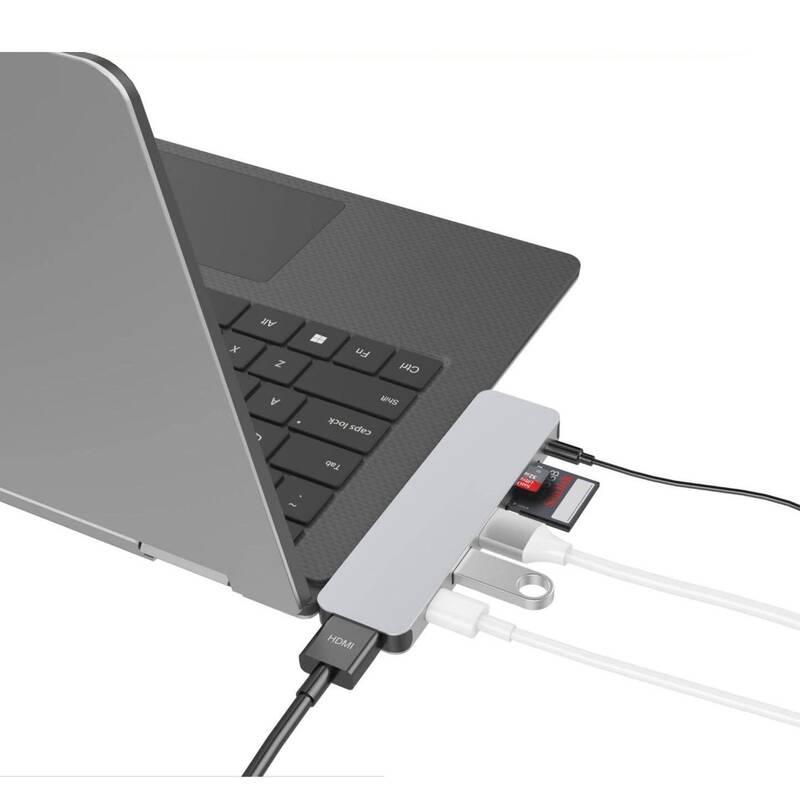 USB Hub HyperDrive SOLO USB-C Hub pro MacBook a ostatní USB-C zařízení stříbrný