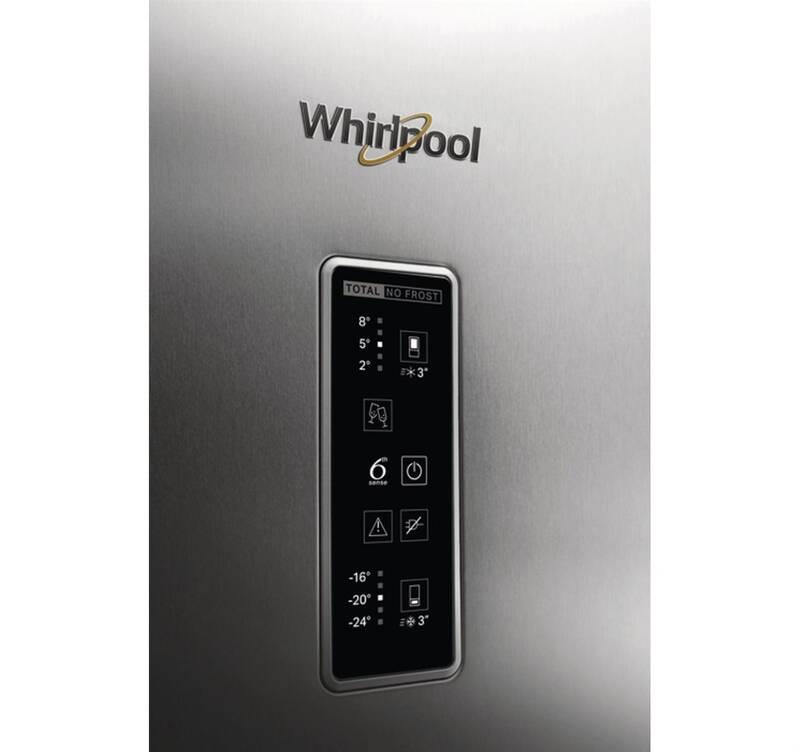 Chladnička s mrazničkou Whirlpool WB70E 973 X nerez, Chladnička, s, mrazničkou, Whirlpool, WB70E, 973, X, nerez