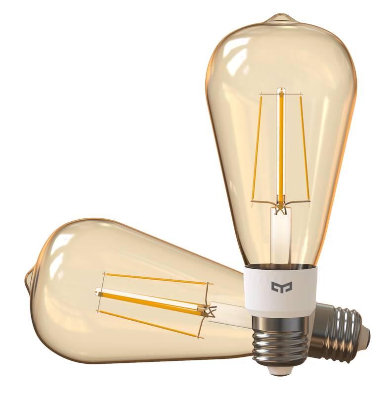 Chytrá žárovka Yeelight Smart Filament ST64, E27, 6W, teplá bílá