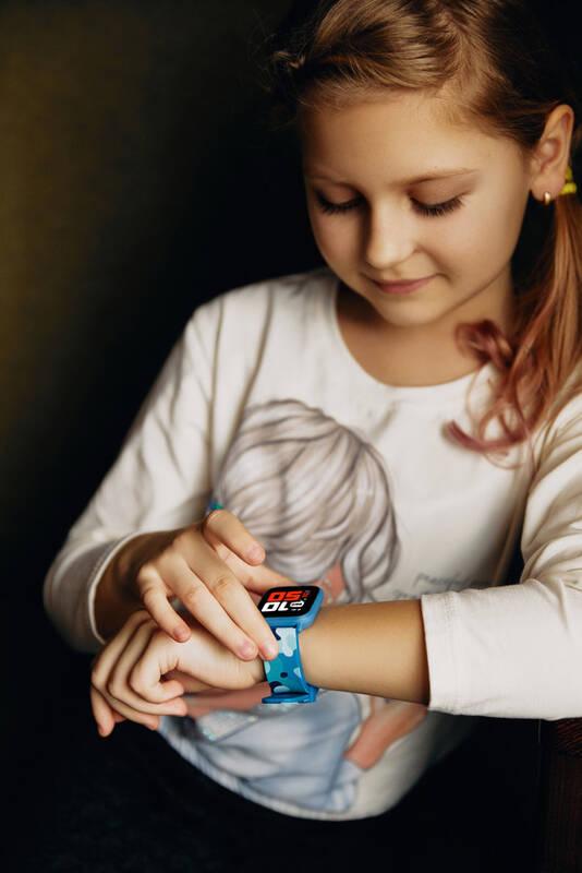 Chytré hodinky Canyon My Dino KW-33 - dětské modrý