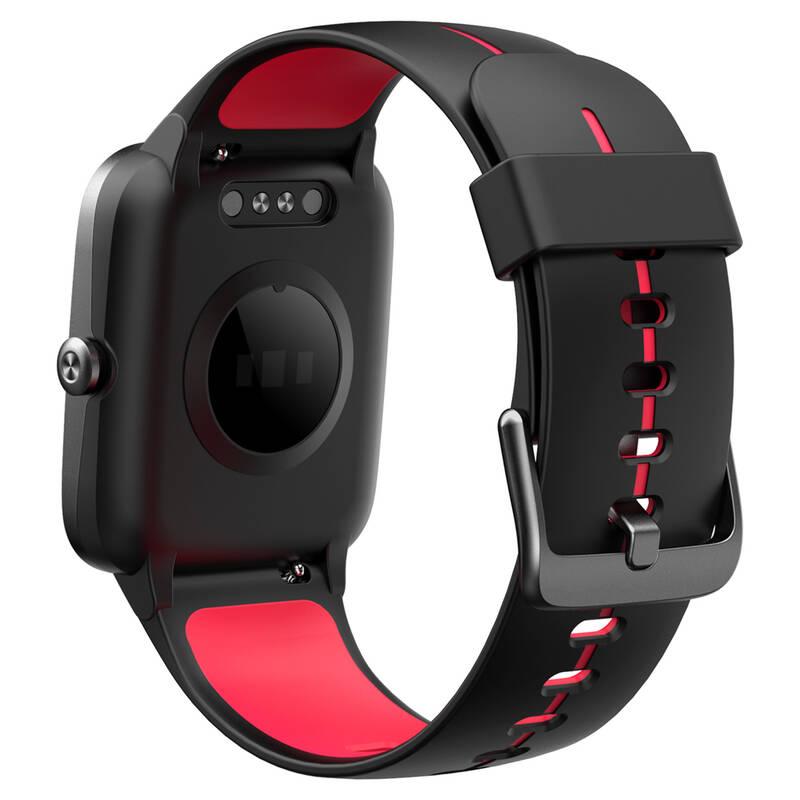 Chytré hodinky UleFone Watch GPS černé červené, Chytré, hodinky, UleFone, Watch, GPS, černé, červené