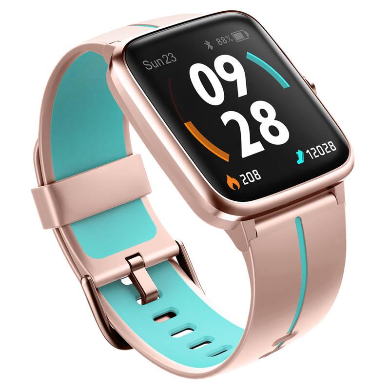 Chytré hodinky UleFone Watch GPS modré růžové
