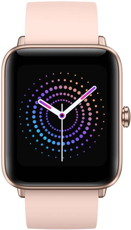Chytré hodinky UleFone Watch Pro růžové