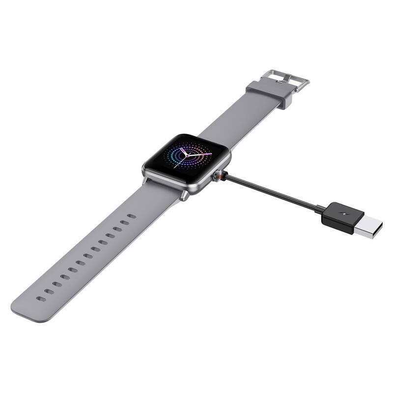 Chytré hodinky UleFone Watch Pro šedé