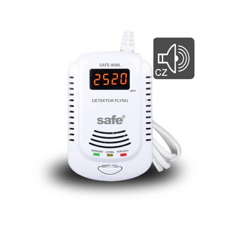 Detektor plynů Safe 808L hlásič zemního plynu