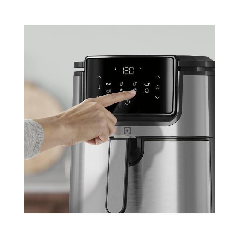 Fritéza horkovzdušná Electrolux Explore 6 E6AF1-4ST černá nerez