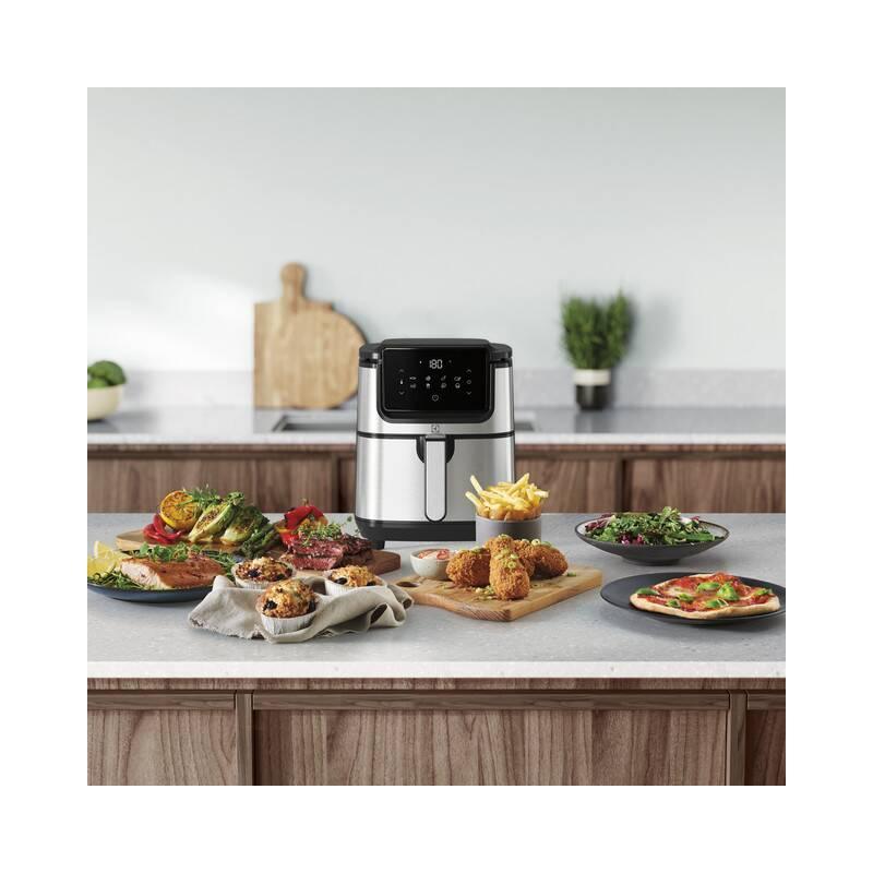 Fritéza horkovzdušná Electrolux Explore 6 E6AF1-4ST černá nerez
