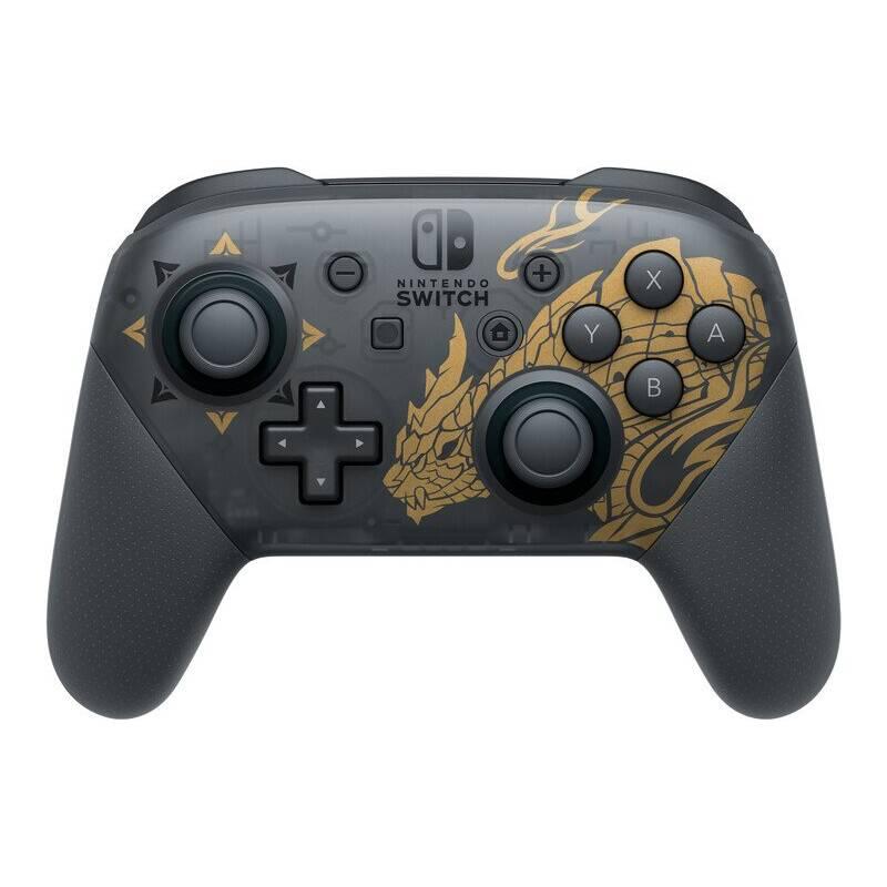 Gamepad Nintendo SWITCH Pro Controller Monster Hunter Rise Edition černý