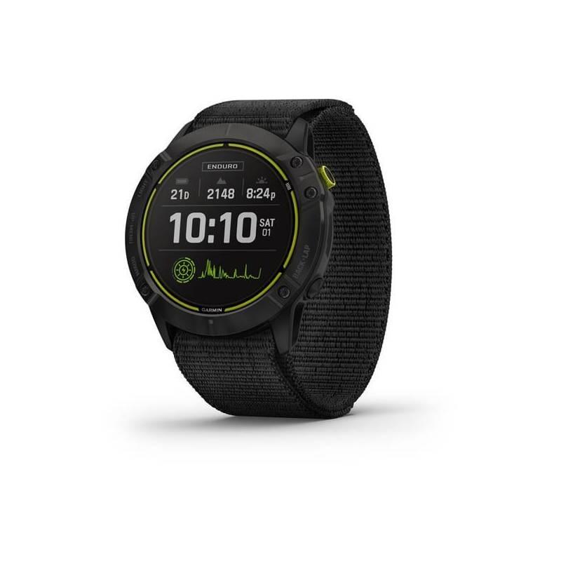 GPS hodinky Garmin Enduro - Black - Black Nylon Band
