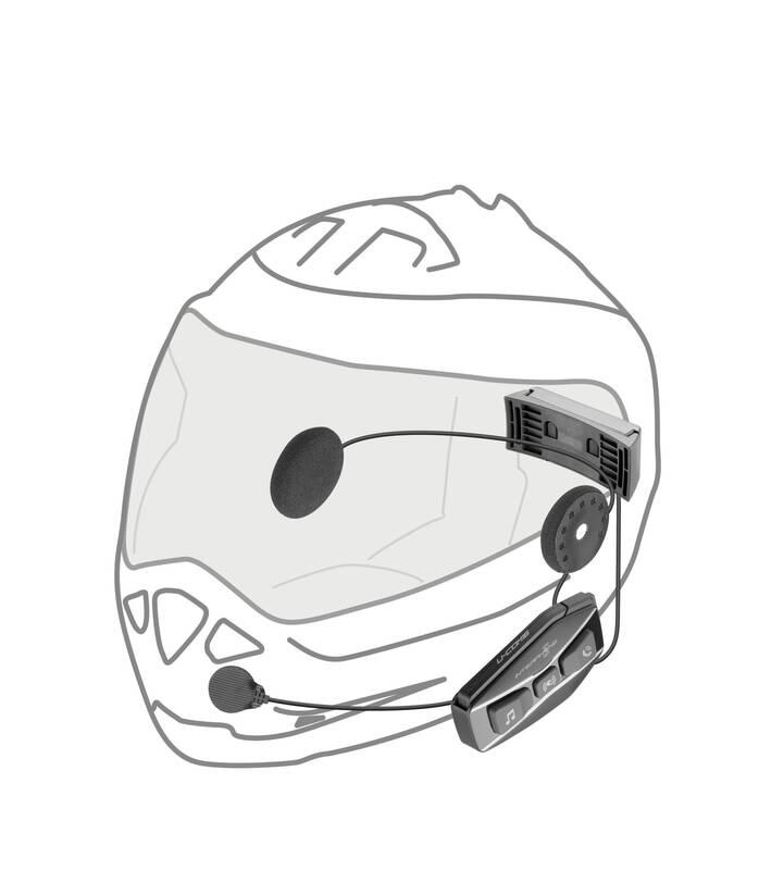 Handsfree Interphone U-COM16 pro uzavřené a otevřené přilby Twin Pack