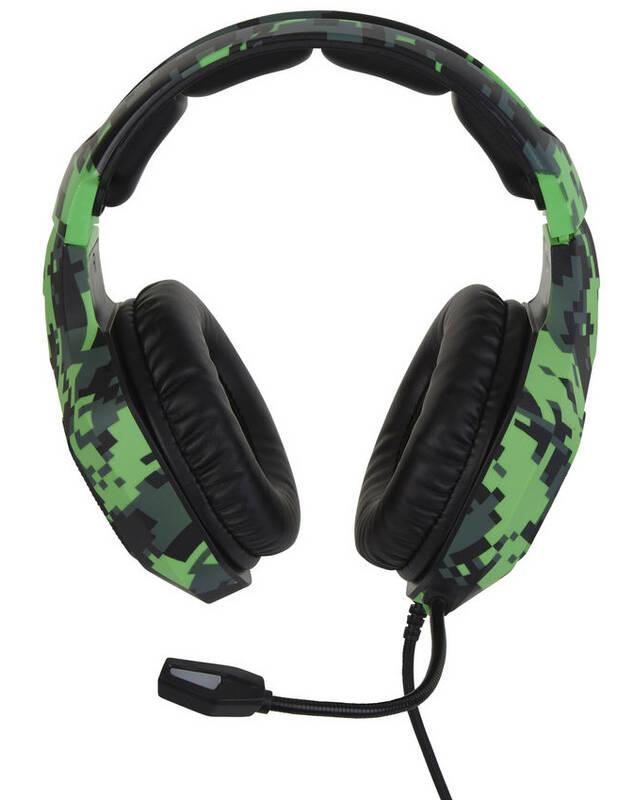 Headset SureFire Skirmish černý zelený