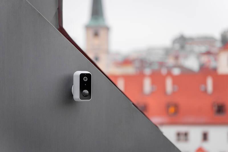 IP kamera Tesla Smart Camera PIR Battery bílá