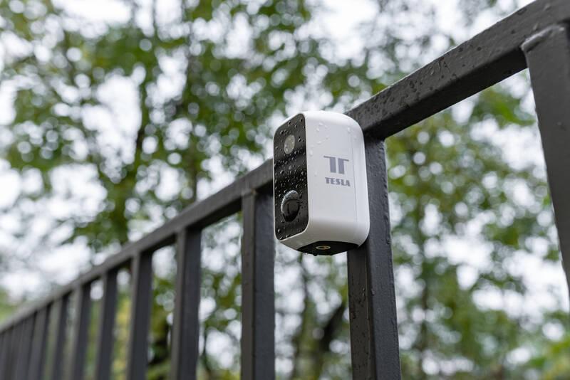 IP kamera Tesla Smart Camera PIR Battery bílá