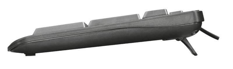 Klávesnice Trust Ziva Multimedia CZ SK černá