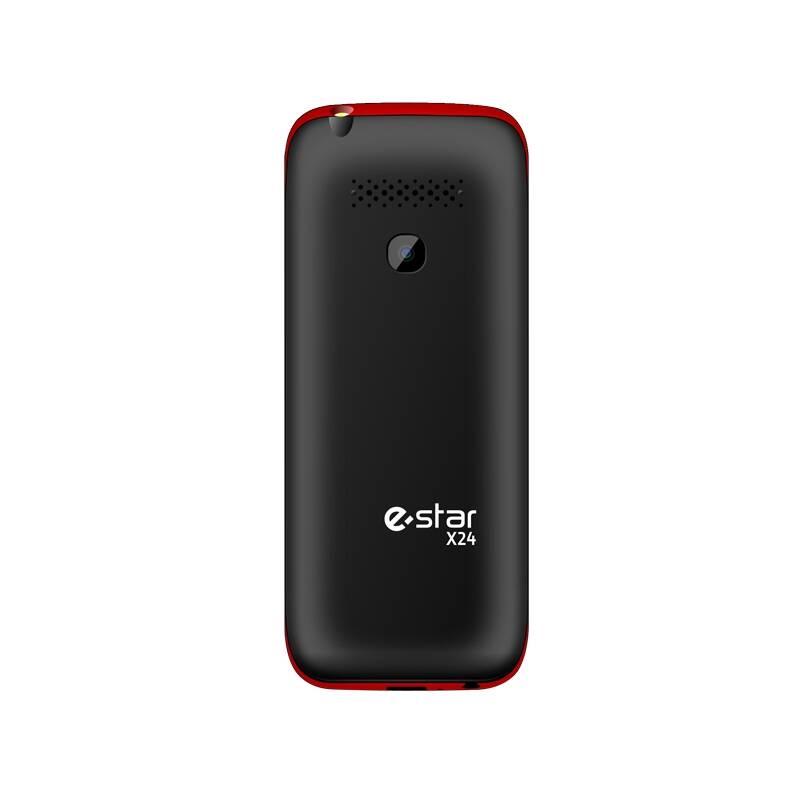 Mobilní telefon eStar X24 Dual Sim černý červený