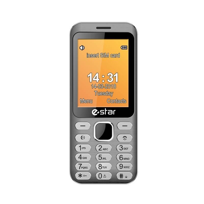 Mobilní telefon eStar X28 Dual Sim stříbrný