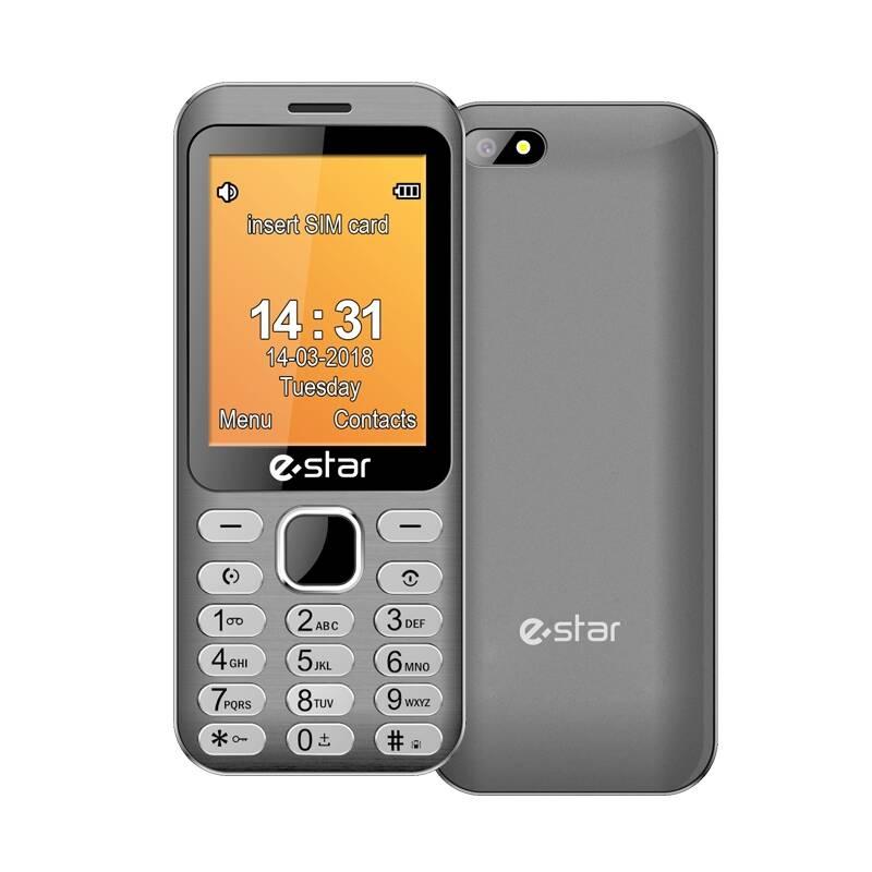 Mobilní telefon eStar X28 Dual Sim stříbrný, Mobilní, telefon, eStar, X28, Dual, Sim, stříbrný