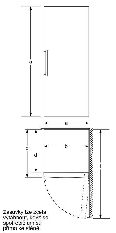 Mraznička Bosch Serie 6 GSN51DWDP bílý