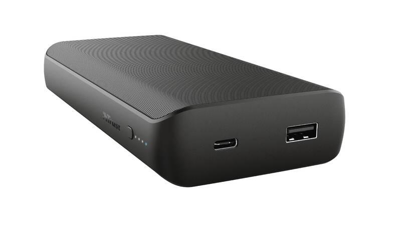 Powerbank Trust Laro 65W USB-C Laptop, 20 000mAh černá