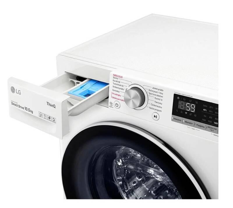 Pračka LG F4WV710P0E bílá