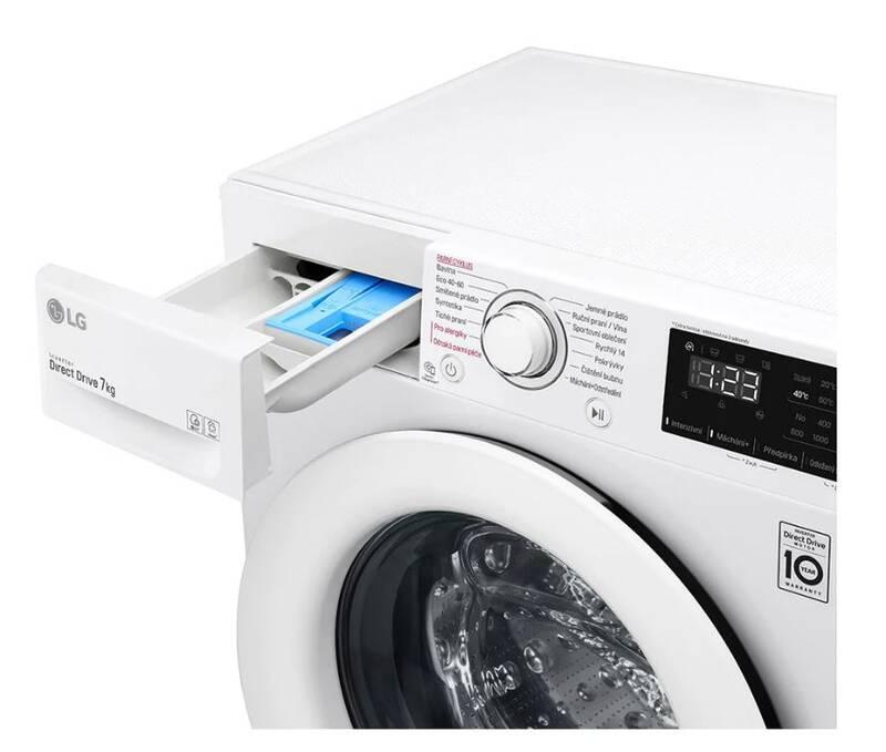 Pračka LG F72J5HY3WE bílá