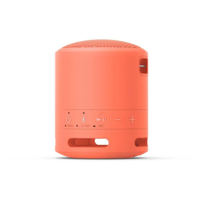 Přenosný reproduktor Sony SRS-XB13 červený růžový