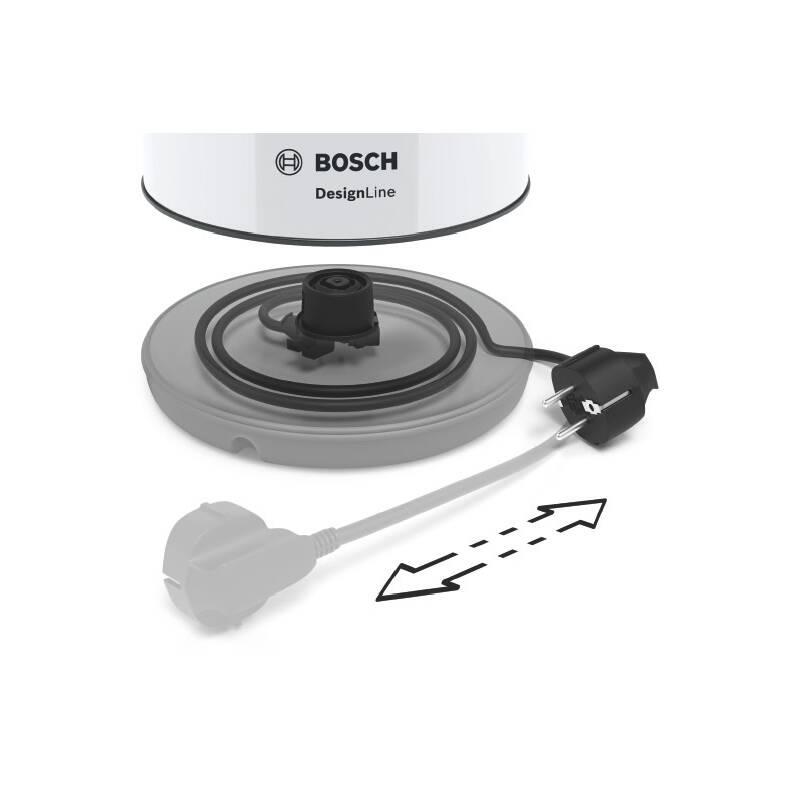Rychlovarná konvice Bosch DesignLine TWK3P421 černá nerez