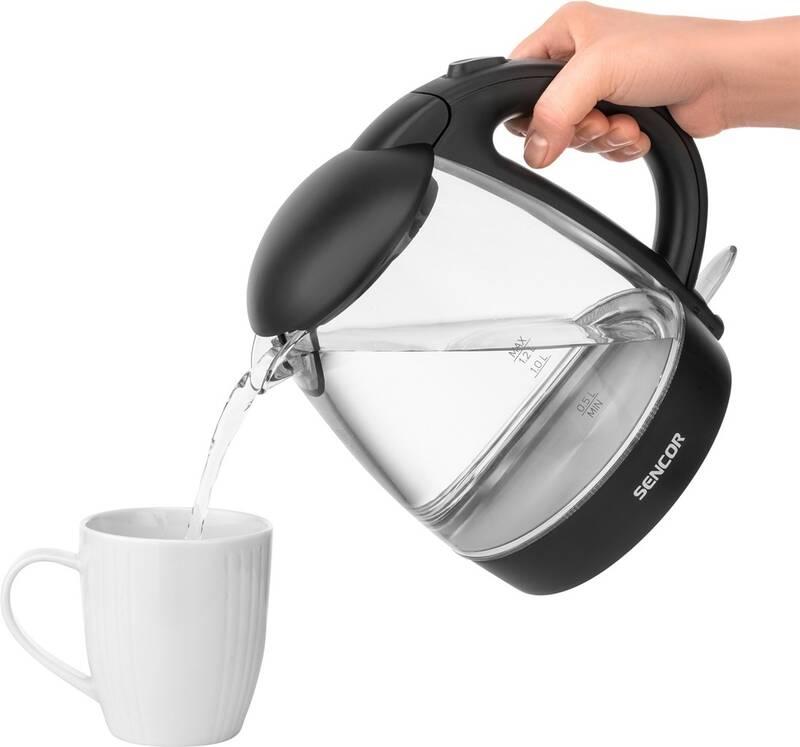 Rychlovarná konvice Sencor SWK 2300BK černá