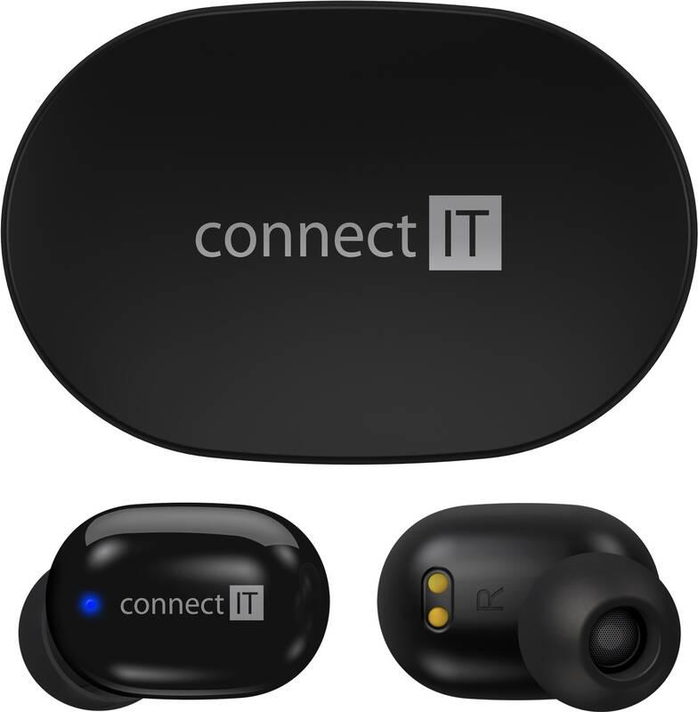 Sluchátka Connect IT SensorTouch černá