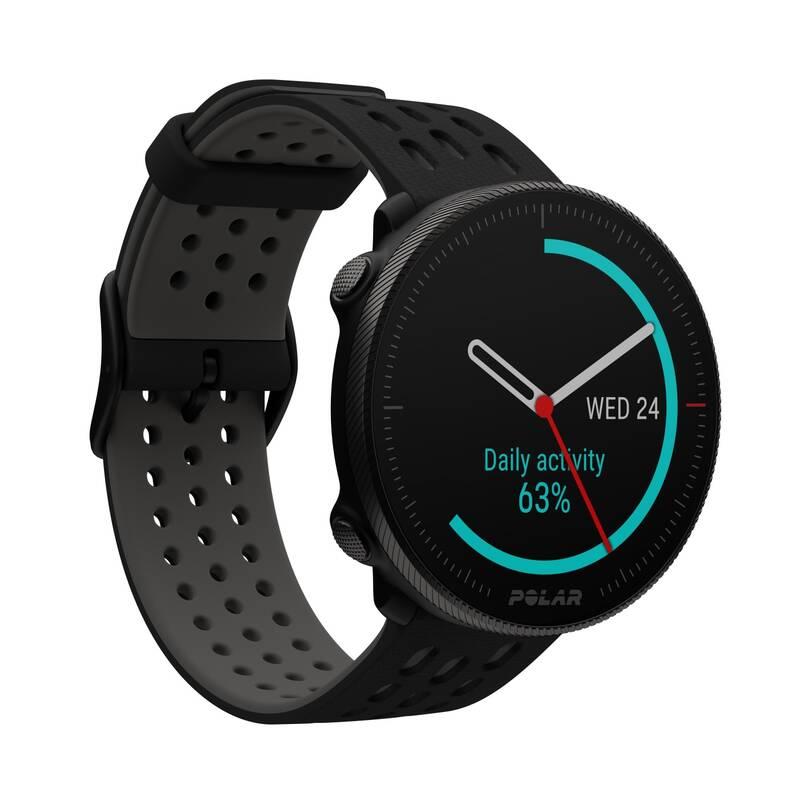 Sporttester Polar Vantage M2 vel. S-L černý šedý