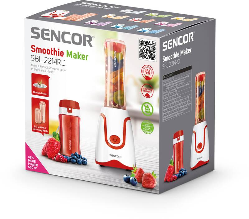 Stolní mixér Sencor SBL 2214RD červený