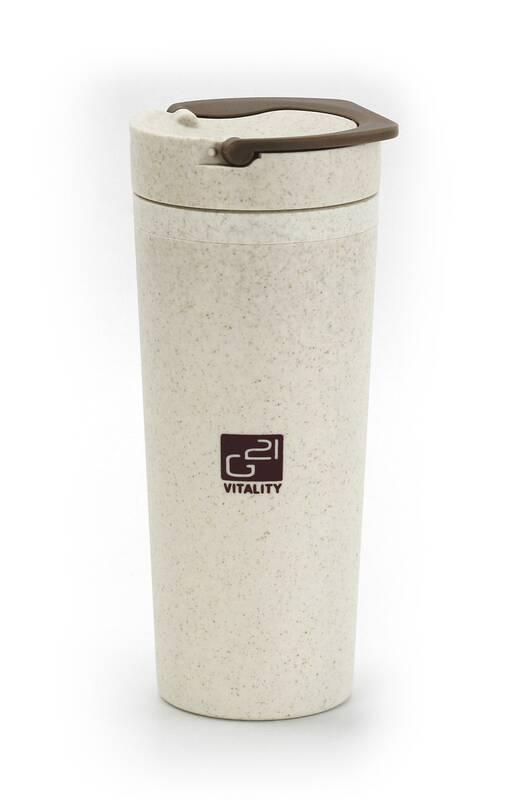 Termohrnek G21 beECO Americano 450 ml béžový