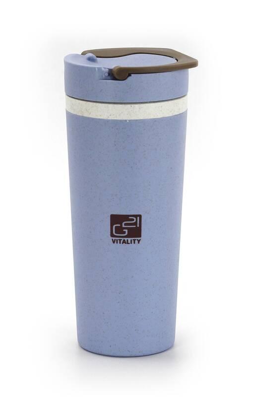 Termohrnek G21 beECO Americano 450 ml modrý