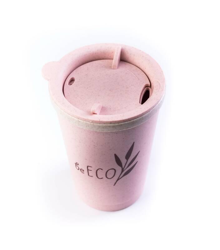 Termohrnek G21 beECO Espresso 280 ml růžový