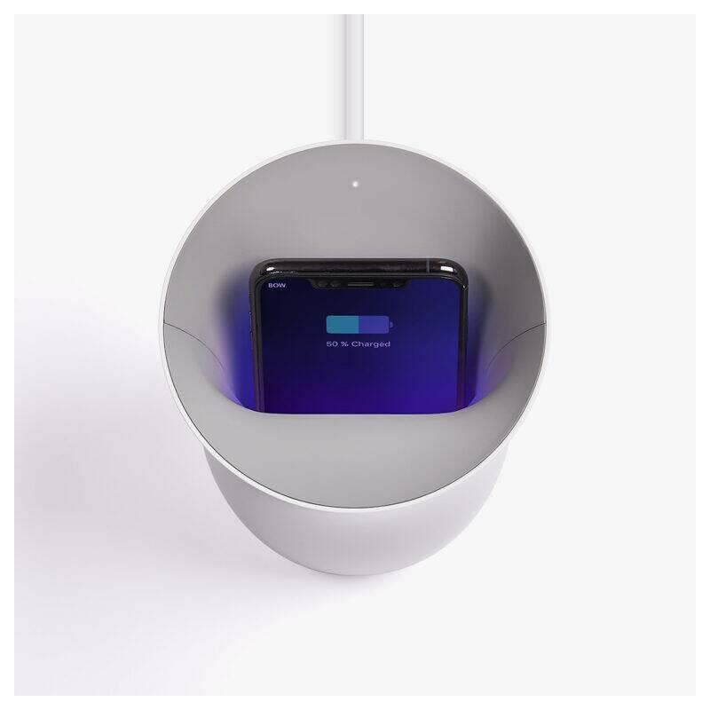 UV sterilizátor Lexon Oblio, bezdrátové nabíjení bílý