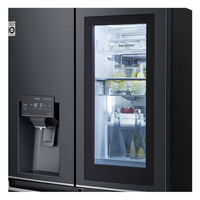 Americká lednice LG GMX945MC9F černá