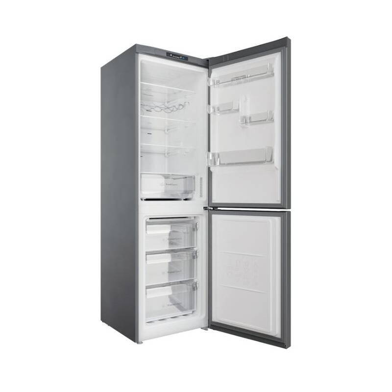 Chladnička s mrazničkou Indesit INFC8 TI21X nerez