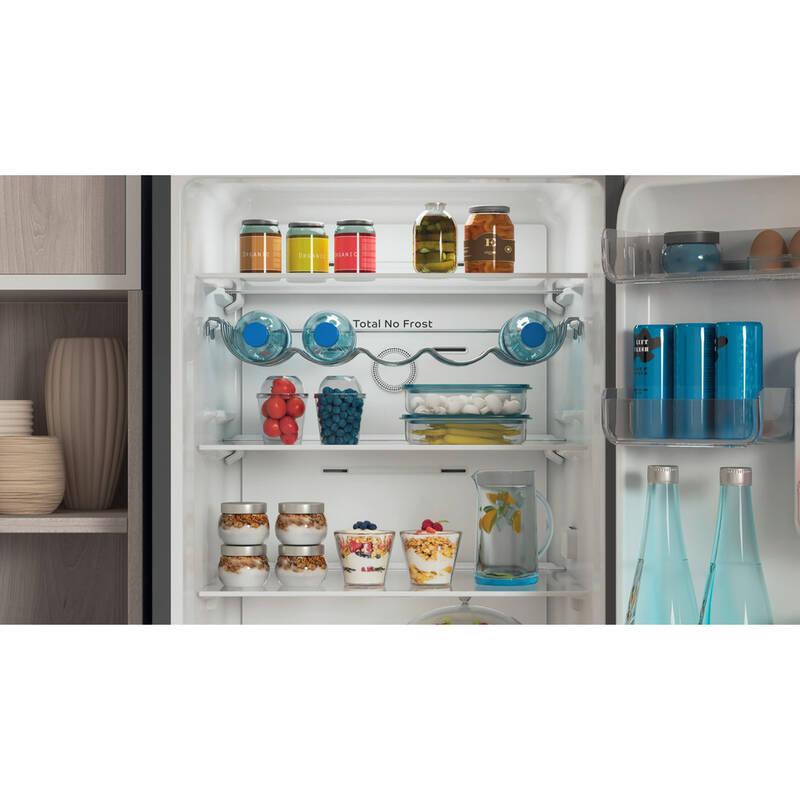 Chladnička s mrazničkou Indesit INFC8 TI21X nerez