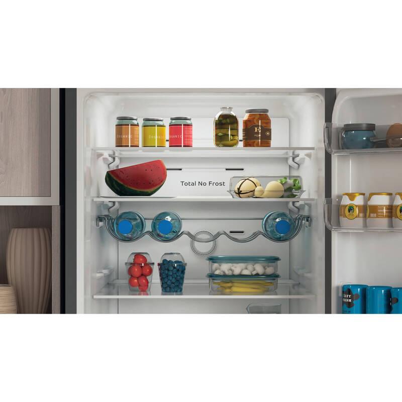 Chladnička s mrazničkou Indesit INFC9 TI21X nerez