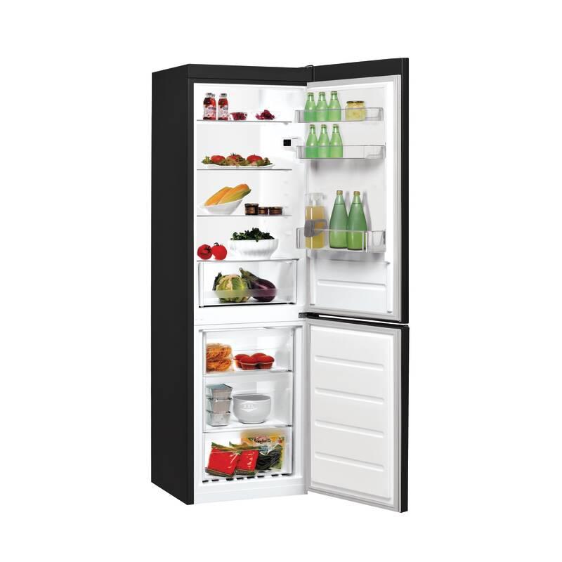 Chladnička s mrazničkou Indesit LI8 SN2E K černé