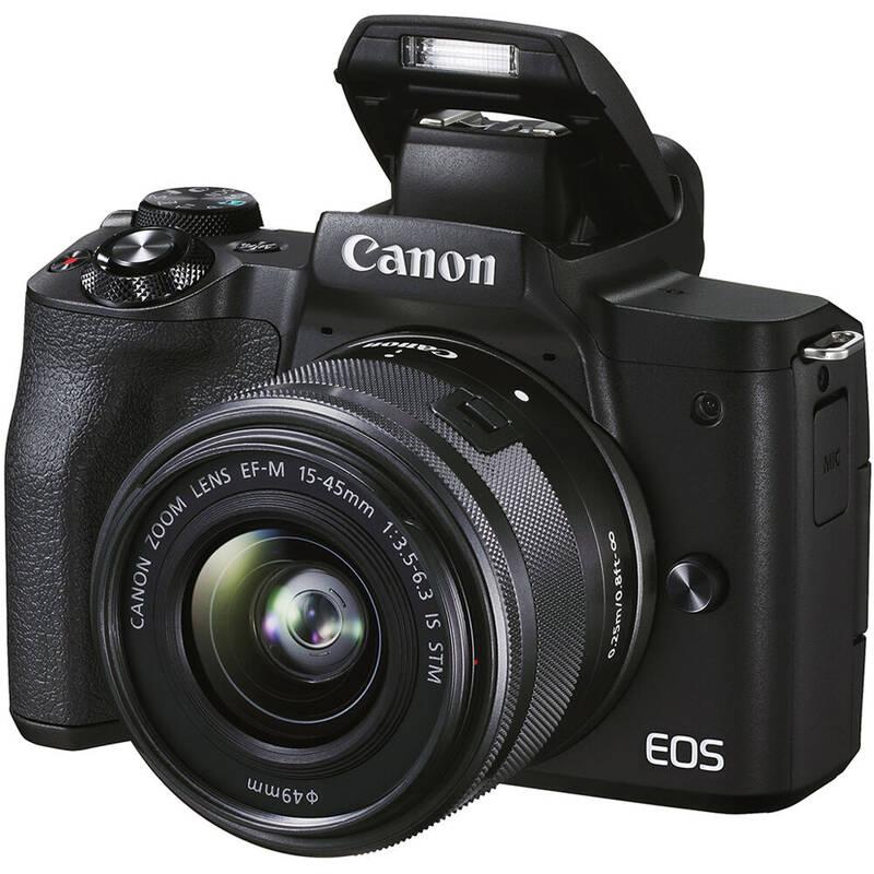 Digitální fotoaparát Canon EOS M50 Mark II EF-M 15-45 černý, Digitální, fotoaparát, Canon, EOS, M50, Mark, II, EF-M, 15-45, černý