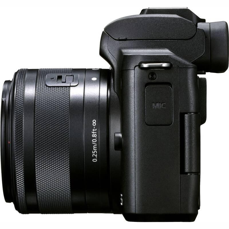 Digitální fotoaparát Canon EOS M50 Mark II Premium Live Stream KIT černý