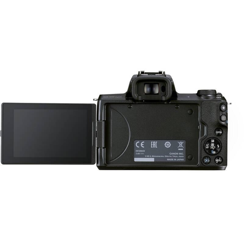 Digitální fotoaparát Canon EOS M50 Mark II Premium Live Stream KIT černý, Digitální, fotoaparát, Canon, EOS, M50, Mark, II, Premium, Live, Stream, KIT, černý